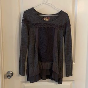 Grey hipster sweater